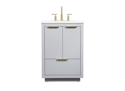 Blake Vanity Sink Set in Grey (173|VF19424GR)