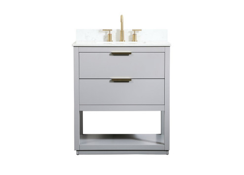 Larkin Vanity Sink Set in Grey (173|VF19230GRBS)