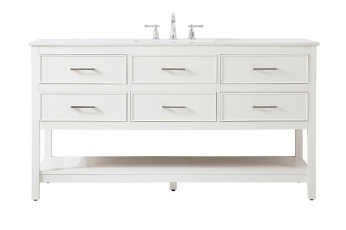 Sinclaire Vanity Sink Set in White (173|VF19060WH)