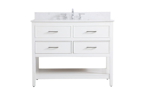 Sinclaire Vanity Sink Set in White (173|VF19042WHBS)