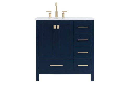 Irene Single Bathroom Vanity in Blue (173|VF18832BL)