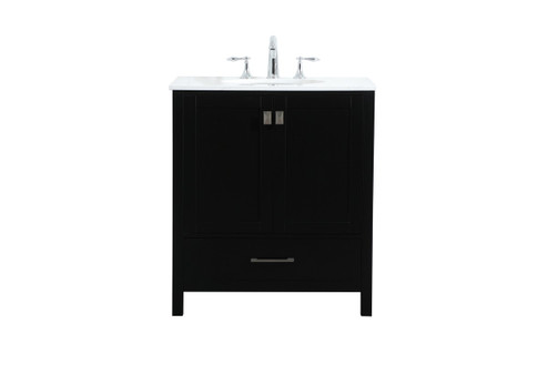 Irene Vanity Sink Set in black (173|VF18830BK)