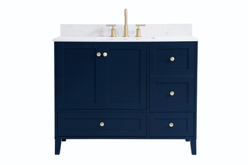 Sommerville Bathroom Vanity Set in Blue (173|VF18042BLBS) Sommerville Bathroom Vanity Set in Blue (173|VF18042BLBS)