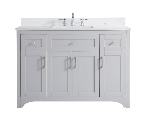 Moore Bathroom Vanity Set in Grey (173|VF17048GRBS)
