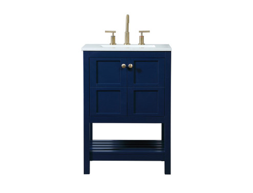 Theo Vanity Sink Set in blue (173|VF16424BL)