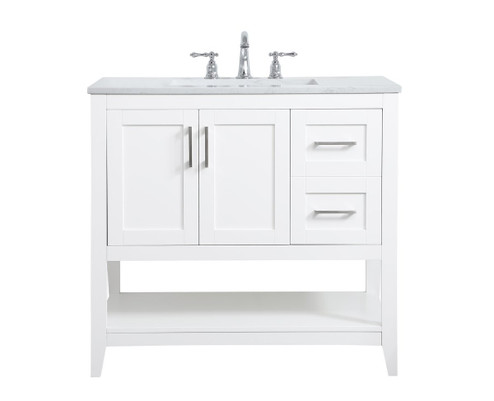 aubrey Single Bathroom Vanity in White (173|VF16036WH)