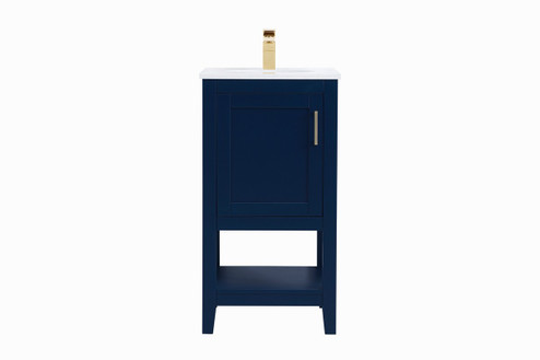 Aubrey Single Bathroom Vanity in Blue (173|VF16018BL)