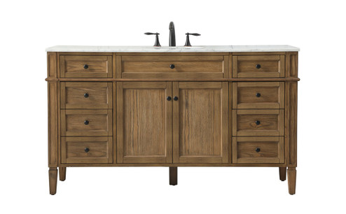 Park Avenue Single Bathroom Vanity in driftwood (173|VF12560DW)
