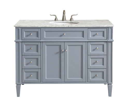 Park Avenue Single Bathroom Vanity Set in Grey (173|VF12548GR)