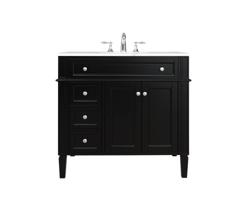 Park Avenue Bathroom Vanity Set in Black (173|VF12536BK)