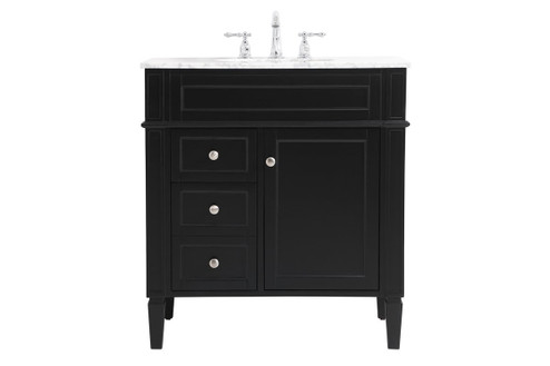 Park Avenue Bathroom Vanity Set in Black (173|VF12532BK)