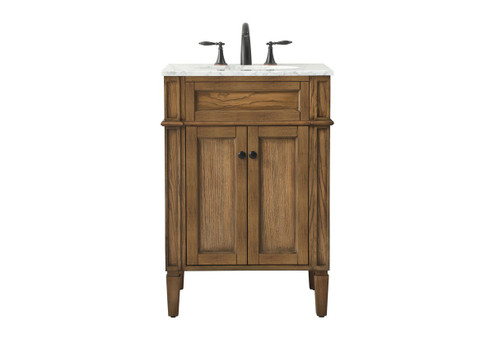 Park Avenue Single Bathroom Vanity in driftwood (173|VF12524DW)