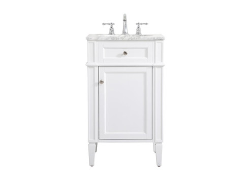 Park Avenue Single Bathroom Vanity in White (173|VF12521WH)