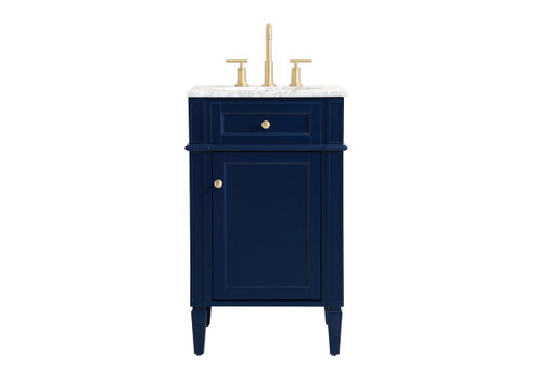 Park Avenue Single Bathroom Vanity in blue (173|VF12521BL)