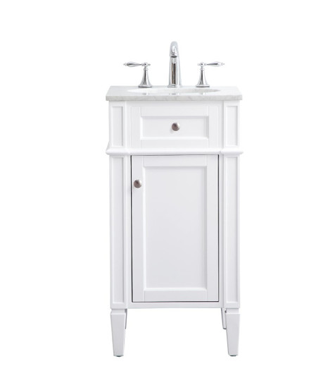 Park Avenue Single Bathroom Vanity Set in White (173|VF12518WH)