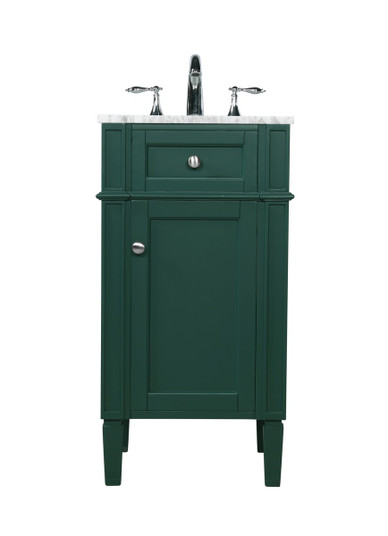 Park Avenue Single Bathroom Vanity in green (173|VF12518GN)