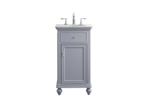 Otto Single Bathroom Vanity Set in light grey (173|VF12319GR)