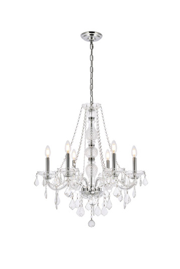 Verona Six Light Chandelier in Chrome (173|V7856D24CRC)