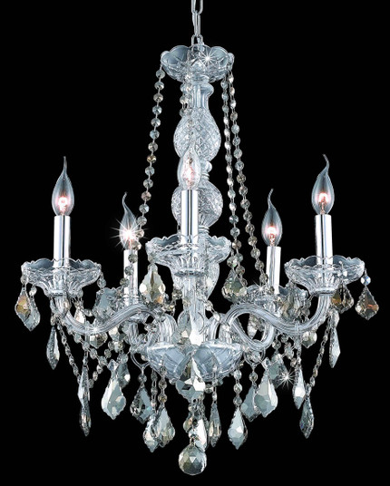 Verona Five Light Chandelier in Chrome (173|V7855D21CGTRC)