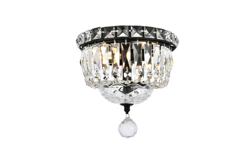 Tranquil Two Light Flush Mount in Black (173|V2528F8BKRC)