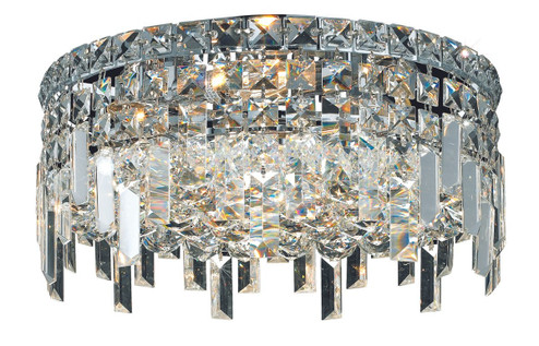 Maxime Four Light Flush Mount in Chrome (173|V2031F14CRC)