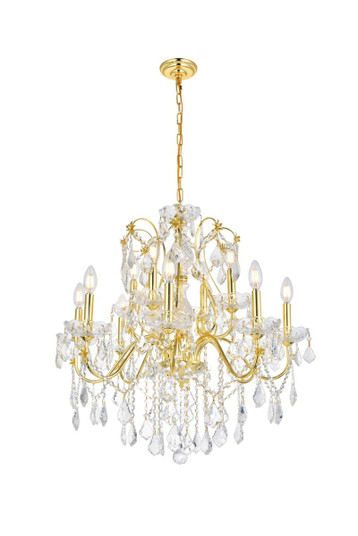St. Francis 12 Light Chandelier in Gold (173|V2015D28GRC)