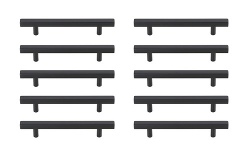 Dior Bar Pull Multipack (set of 10) in Matte Black (173|PL4025MB10PK)