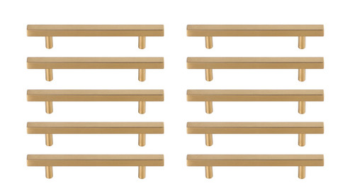 Dior Bar Pull Multipack (set of 10) in Brass (173|PL4025BR10PK)