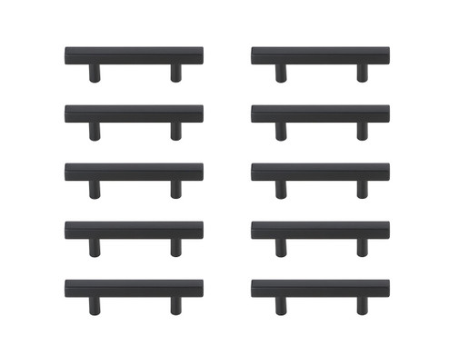 Dior Bar Pull Multipack (set of 10) in Matte Black (173|PL4023MB10PK)