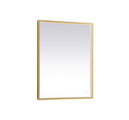 Pier LED Mirror in Brass (173|MRE62430BR)