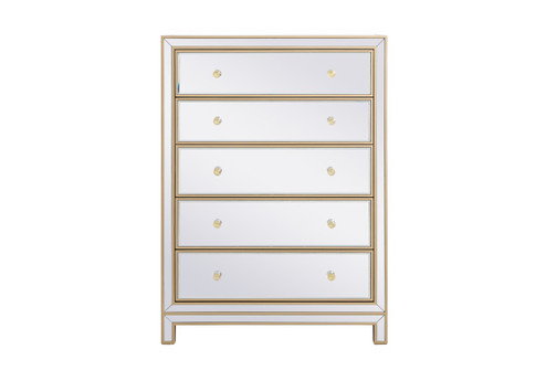 Reflexion Cabinet in Gold (173|MF72026G)