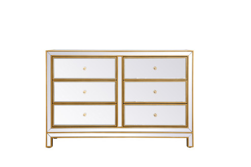 REFLEXION Dresser in Antique gold (173|MF72017G)
