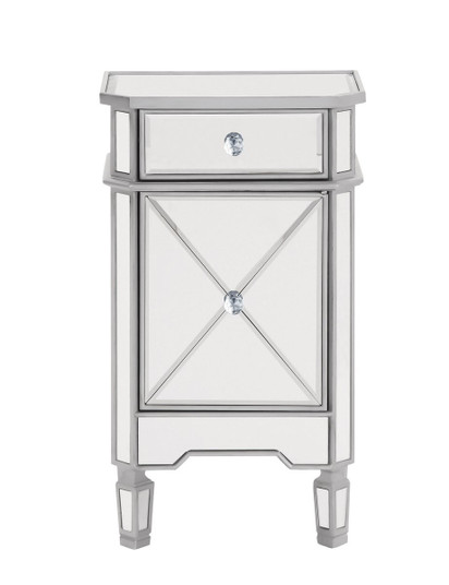 Contempo Vanity Table in Hand Rubbed Antique Silver (173|MF61006S)