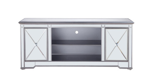 Modern TV Stand in Antique Silver (173|MF601S)