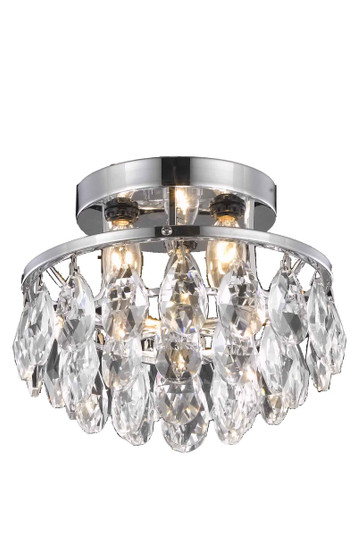 Clara Three Light Flush Mount in Chrome (173|LD9805F10C872)