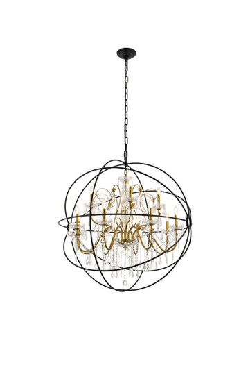 Cordelia 12 Light Pendant in black (173|LD8801D43GB)