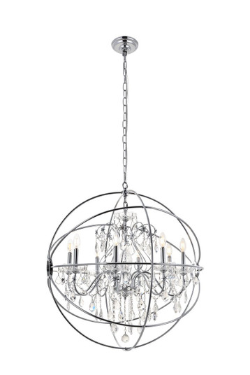 Cordelia Eight Light Pendant in Chrome (173|LD8801D32C)