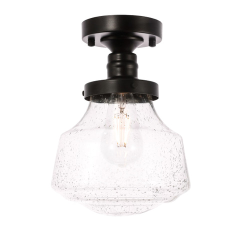 Lyle One Light Flush Mount in Black (173|LD6246BK)