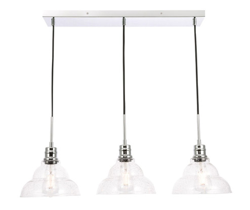 Clive Three Light Pendant in Chrome (173|LD6223C)