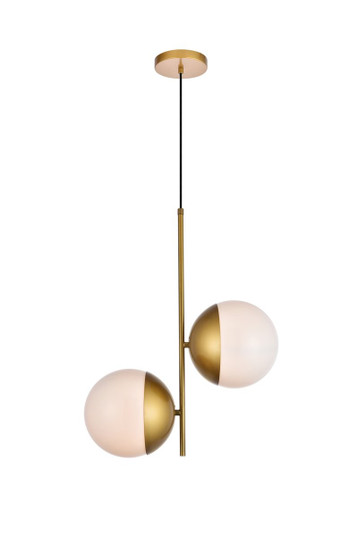 Eclipse Two Light Pendant in Brass (173|LD6120BR)