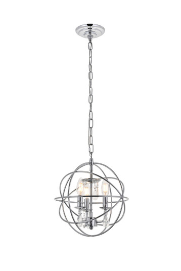 Wallace Three Light Pendant in Chrome and Clear (173|LD5055D12C)