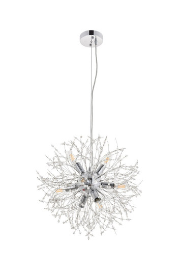 Flores Eight Light Pendant in Chrome (173|LD5052D20C)