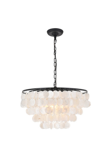 Selene Four Light Pendant in Black and White (173|LD5050D20BK)