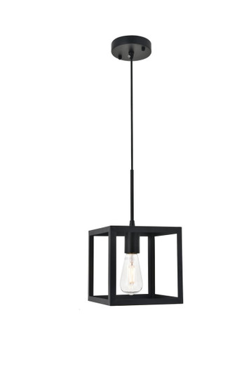 Resolute One Light Pendant in black (173|LD4063D8BK)