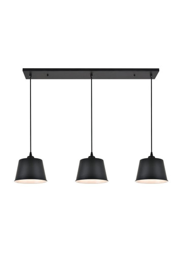 Nota Three Light Pendant in black (173|LD4057D40BK)