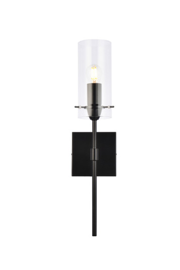 Elsreth One Light Wall Sconce in Black and Clear (173|LD2361BK)