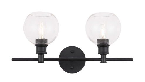 Collier Two Light Wall Sconce in Black (173|LD2314BK)