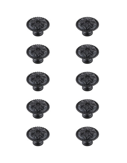 Corio Knob Multipack (Set of 10) in Matte Black (173|KB2011MB10PK)