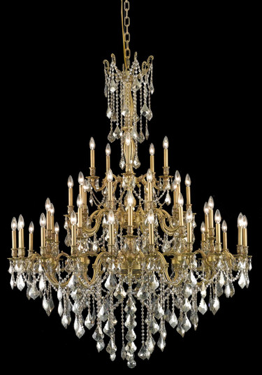 Rosalia 45 Light Chandelier in French Gold (173|9245G54FGGTRC)