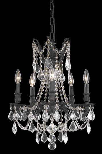 Rosalia Five Light Pendant in Dark Bronze (173|9205D18DBRC)